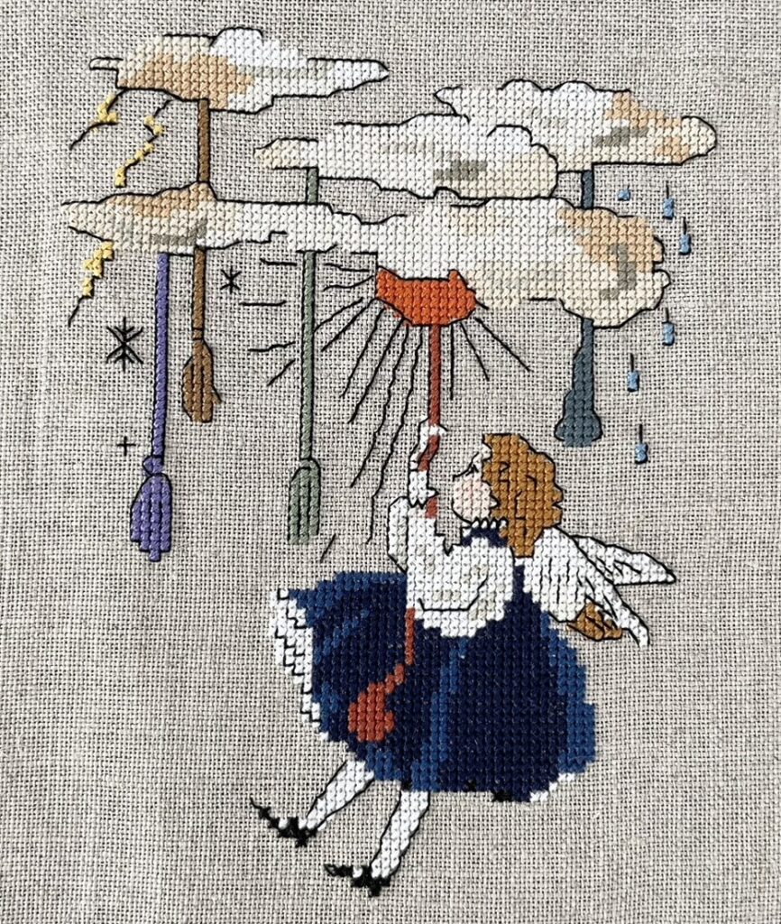 天使K〜クロスステッチ完成品 麗し